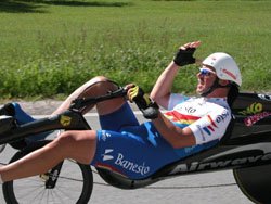 High speeds M5 Carbon Low Racer on EC Austria, Helmut Lechner European Champion Time Trial