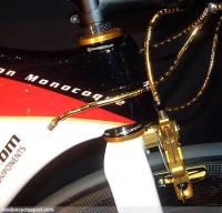Posh Bikes uses gold coated version light weight M5 brake