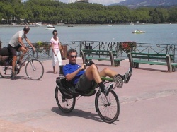 Holiday pictures at the lake of Annecy