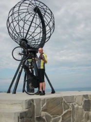 Arthur van der Lee: Noordkaap reeds bereikt en weer was het er 30 graden Celsius!