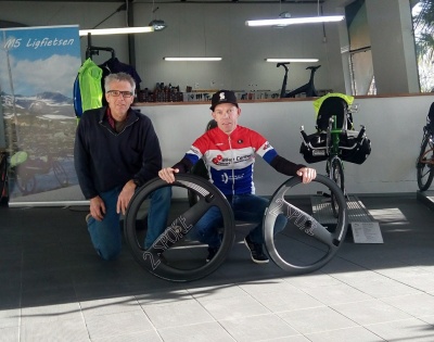 New sponsorship between 2-SPOKE and multiple Dutch Time Trial Champion Remco Grasman.